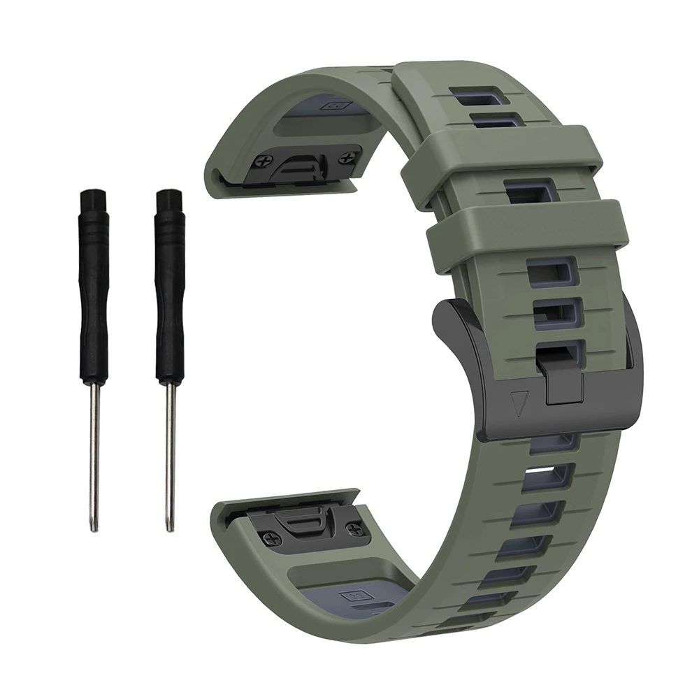 Premium Silicone Watch Strap - QuickFit Release, Multi-Size Options