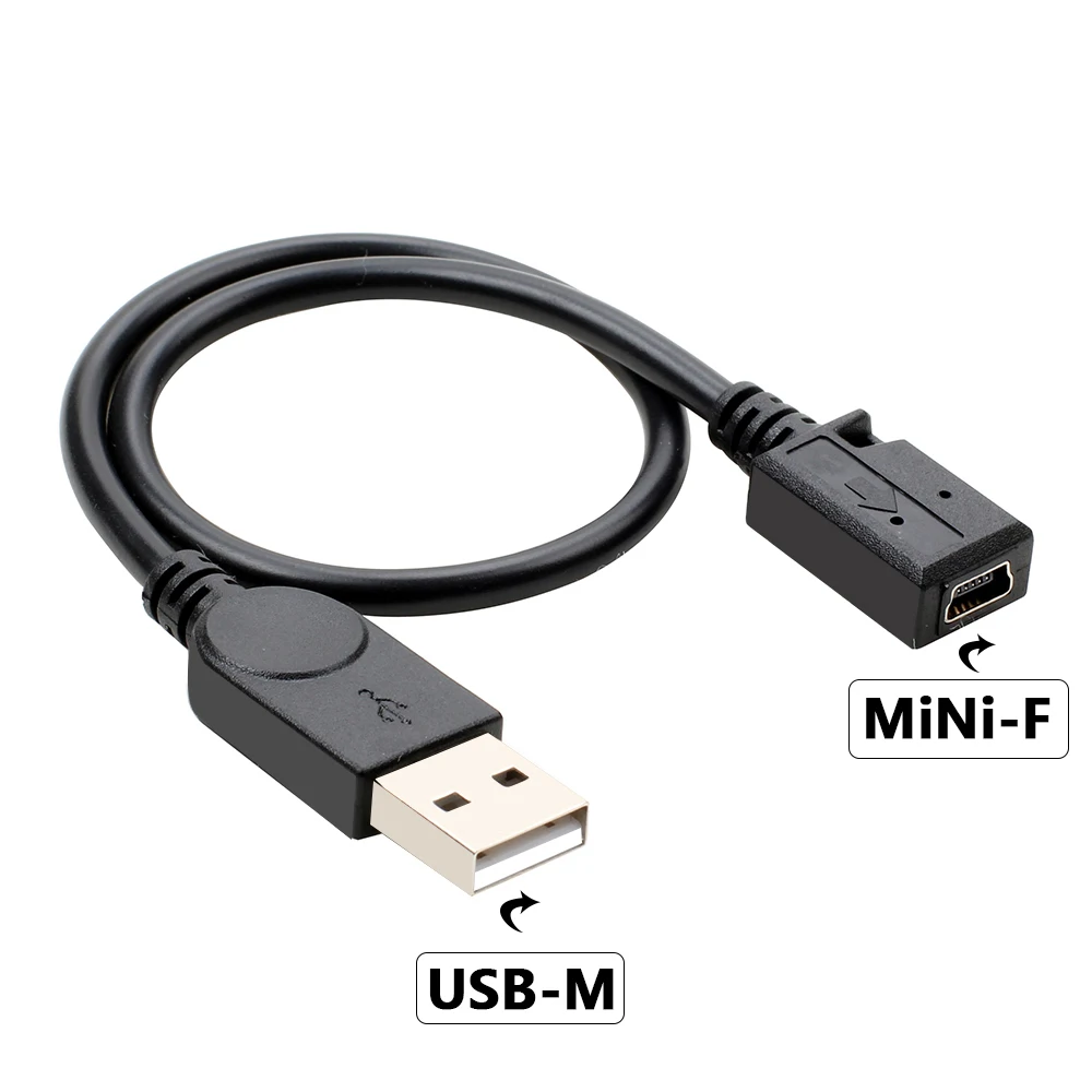 Enhanced USB 2.0 to Mini USB Female Adapter Converter