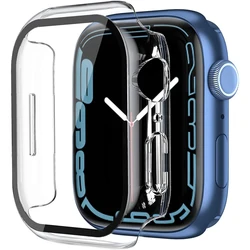 Premium Protective Cover & Screen Protector for Apple Watch - Universal Fit (Clear)