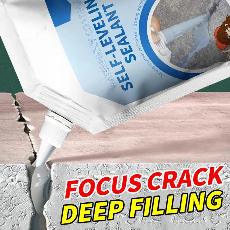 500ml Crack Repair Waterproof Potting Compound Quick-Drying Sealant Resistant Concrete Concrete Caulking Adhesive Waterproof