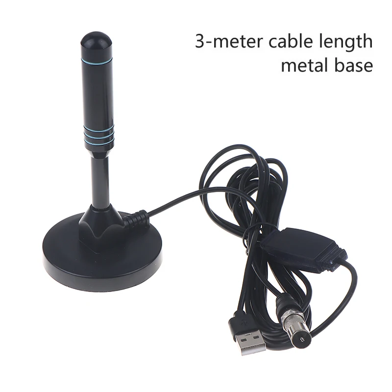 High-Performance Digital TV Antenna with Signal Amplifier and Magnetic Base