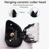 Electric Groin Hair Trimmer with Replaceable Ceramic Blades, Waterproof Wet-Dry Functionality & Standing Recharge Dock 3