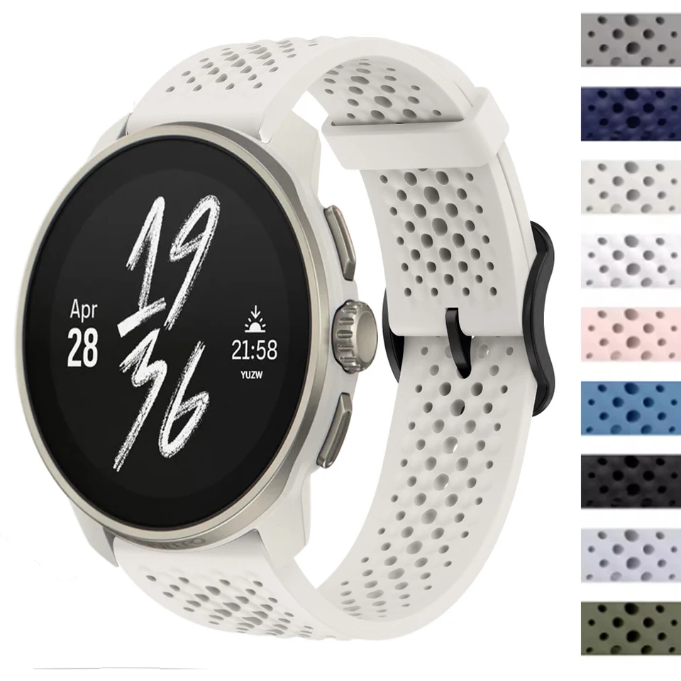 Cinturini Per Orologio Suunto Accessori Suunto 9 Peak Cinturino Silicone Per Suunto - Compatibile Con 9 Peak, 5 Peak, Vertical Cinturino Silicone Suunto Cinturino Suunto 9 Peak Pro