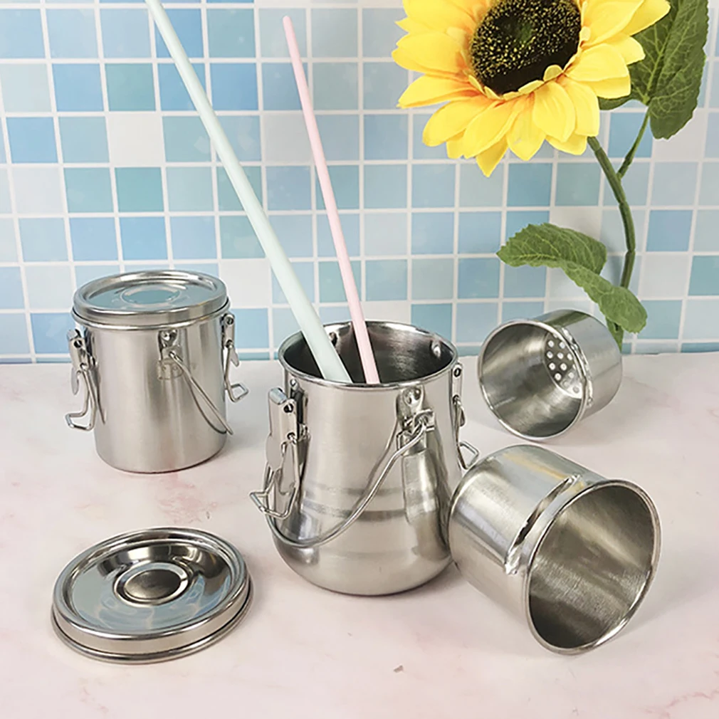 Oil Painting Brush Washing Bucket Wash Pen Barrel Stainless Steel Oil Paint Brush Washer for School Stationery Art Supplies paintbrush cleaner