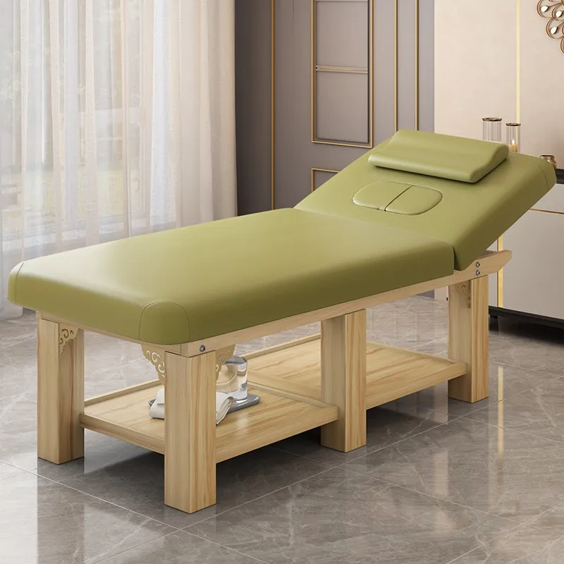 Therapy Face Massage Table Wooden Examination Mattresses Beauty Massage Table Folding Tattoo Cama Dobravel Furniture ZT50MT