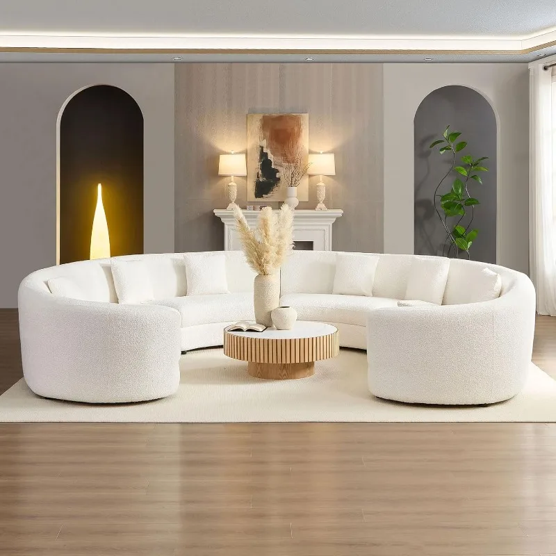 Oversize Curved Modular Sofa 6