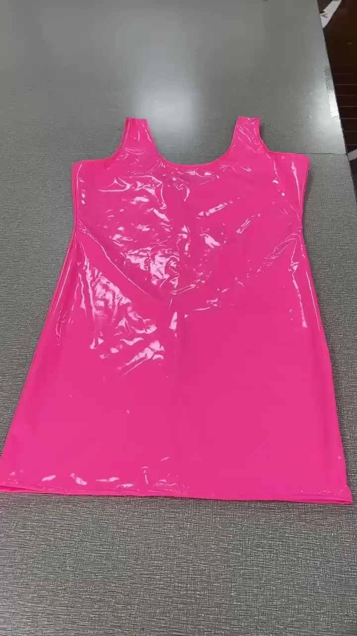 Женское облегающее платье из искусственной кожи TDNZSeL