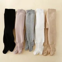 Leggings doublés de rayures Polar Smile pour bébé fille, collants chauds en coton épais, garde au chaud, enfants en bas âge, hiver 6