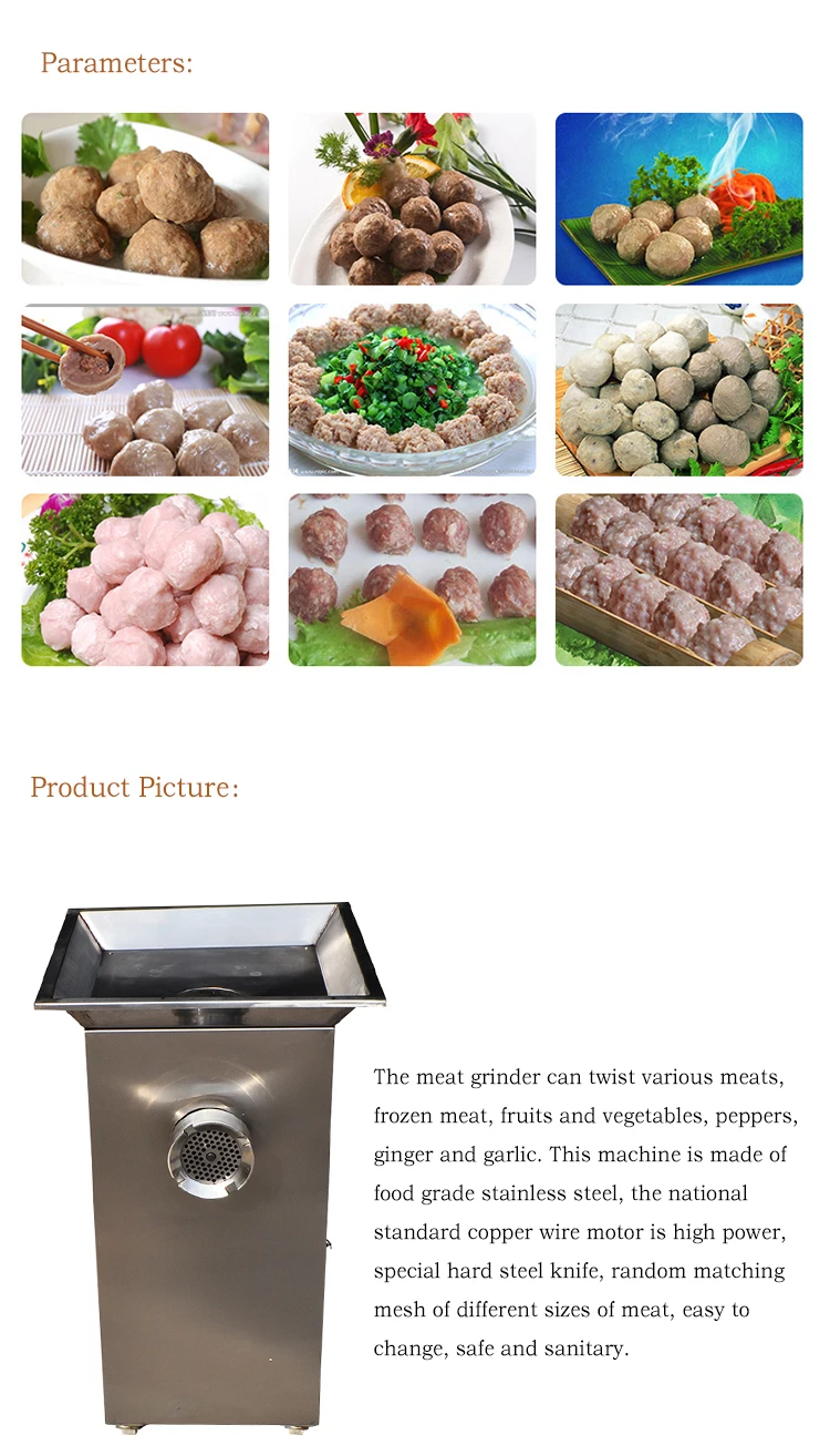 Description Picture 2 of itemCommercial Automatic Stuffed Fishball Maker Meat Ball Fish Rolling Making Processing Machinery Meatball Forming Machine