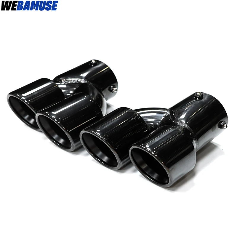 Exhaust Muffler Tip Quad Carbon Fiber Exhaust Tip For BMW G20 G21 M340i M240i G42 M440i M Performance Exhaust Muffler Tip Tailpipe System