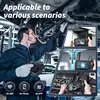 Industrial Endoscope Camera 8mm HD1080P 4.3inch IPS Screen 1080P Pipe Inspection Camera for Car Repair IP67 Waterproof 8 LEDS 6