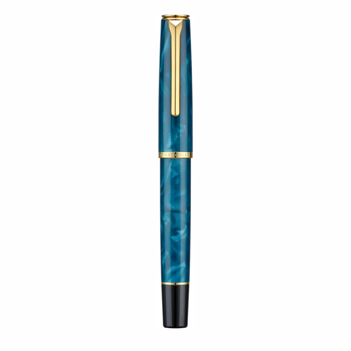 Hongdian N12 Piston Fountain Pen Extra Fine / Fine Nib, Beautiful Acrylic Writing Gift Pen Set images - 6