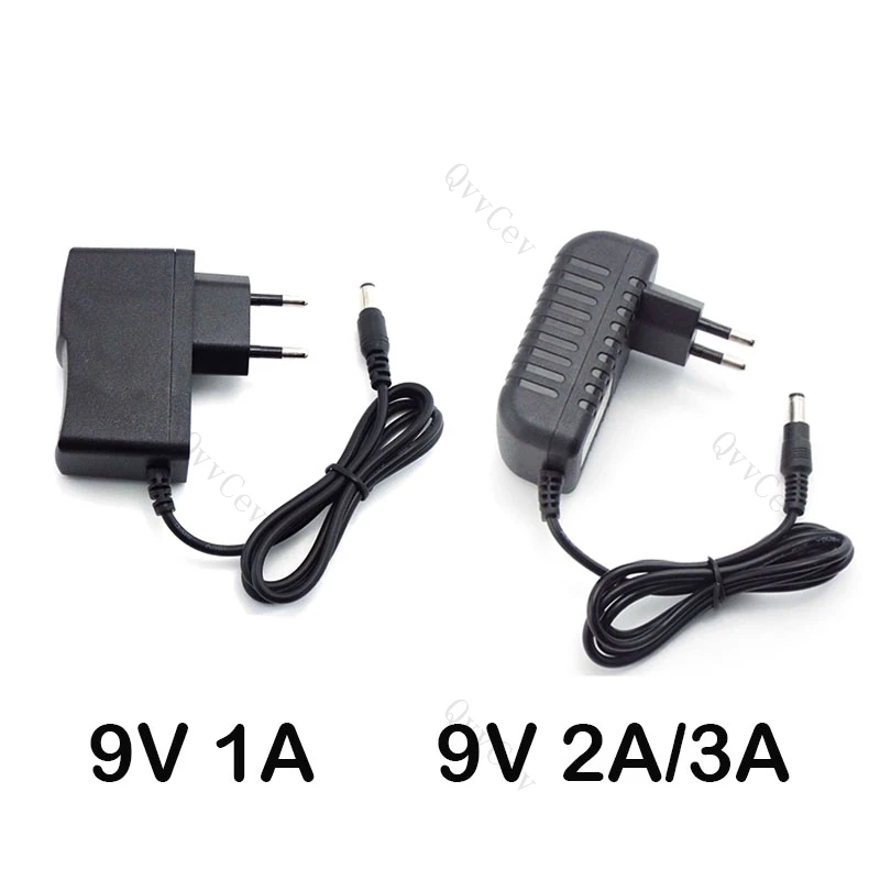 อะแดปเตอร์ AC DC 9V โวลต์1A 2A 3A แหล่งจ่ายไฟ Converter Charger สำหรับ ...