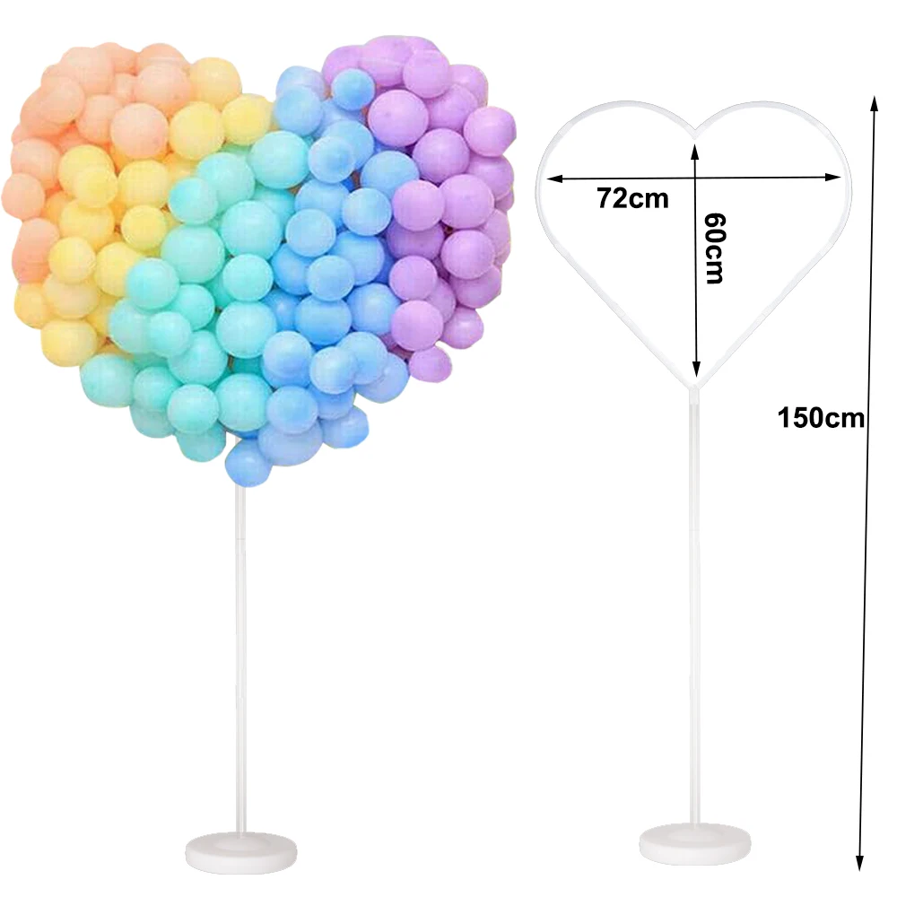 

Balloon Column Stand Heart Shaped Balloon Stand Baby Shower Decorations Gender Reveal Birthday Party Supplies Wedding Decor