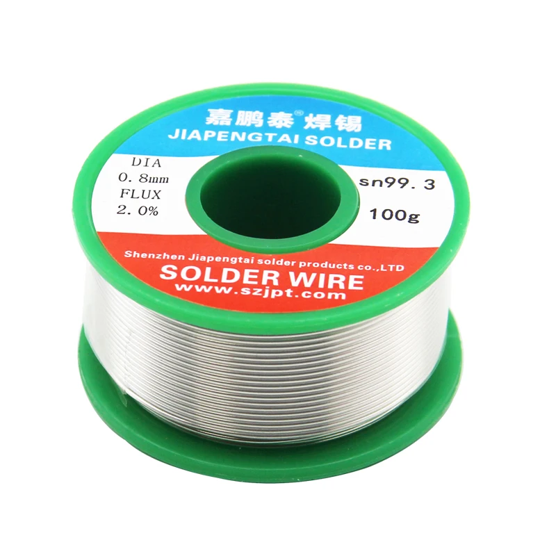 Sn/Cu (99.3%/0.7%) Flux 2.2% Lead-free Solder Wire 0.8-1.0mm Lead-free Lead-free Rosin Core for Electrical RoHs automatic welding helmet