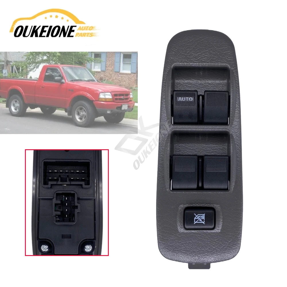 Commande Leve Vitre Pour Ford Pour Ranger 1996 1997 1998 1999 2000 2001 2002-2006 2M3414505DA41 Interrupteur Fenêtre Électrique Côté Conducteur Avant Gauche Voiture Interrupteur Fenêtre