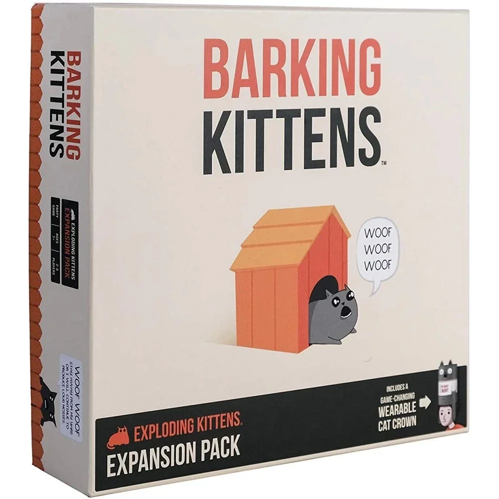 barking Explosive kitten set for family gatherings board games fun adult and children's toy card games suitable as gifts card games board games