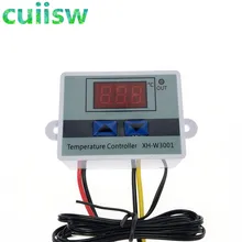 12V/ 24V/ 110V /220V W3001 Digital LED Temperature Controller 10A Thermostat Control Switch Probe XH-W3001