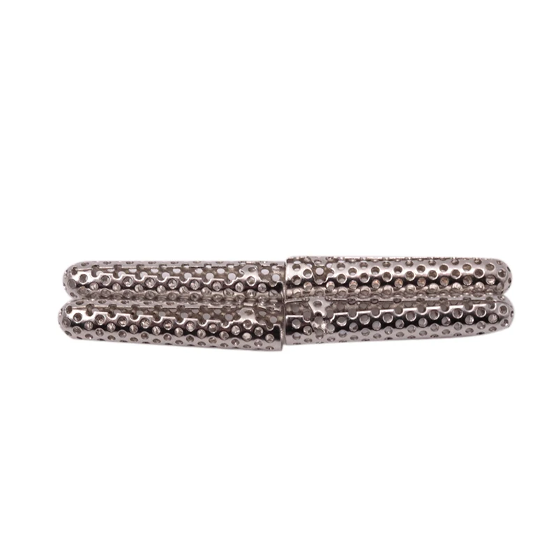 New Arrival Weiou Popular Running Sneaker Tips 4.5*22mm Cheapest 20 pcs/lot In Selling Multi-Holes Silver Metal Aglets