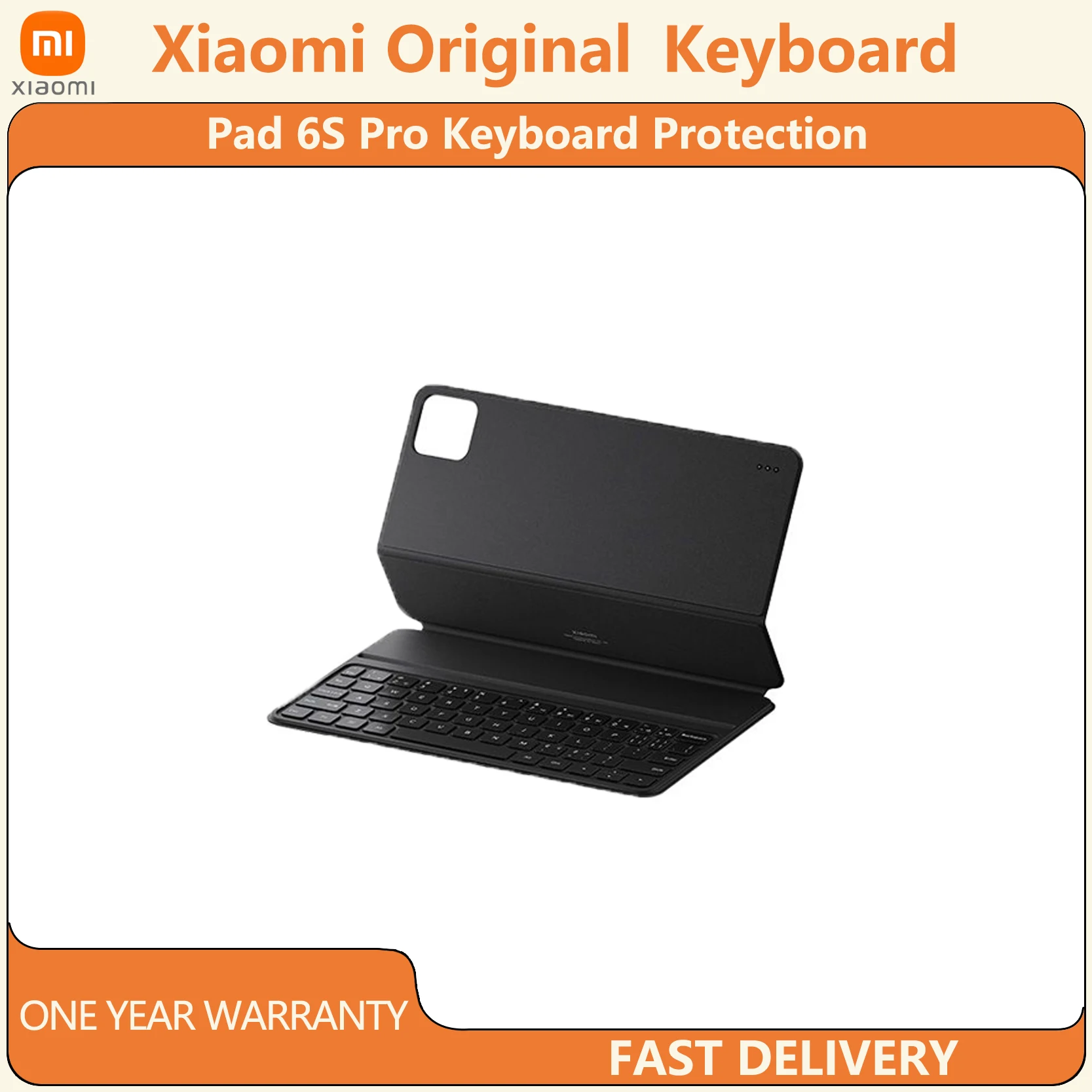 Bluetooth Keyboard Wireless Keyboard Mouse Set Original Xiaomi Pad 6S Pro 12.4 Keyboard Case No Touchpad Keyboard Magnetic Flip Case For 12.4 Mi Pad 6S Pro Tablet Cover