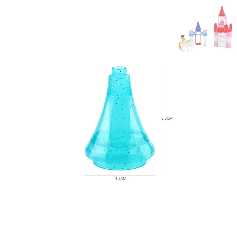 Enchanting Princess Castle Building Blocks Set - Creative Playhouse with Accessories