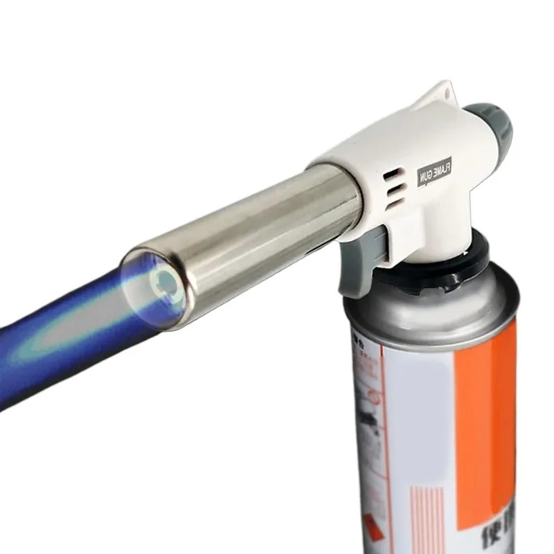 Flame Gun Multifunctional Portable Flame Gun Torch Burner For Camping BBQ Desserts Soldering Cooking Heating Tool Household Igniter