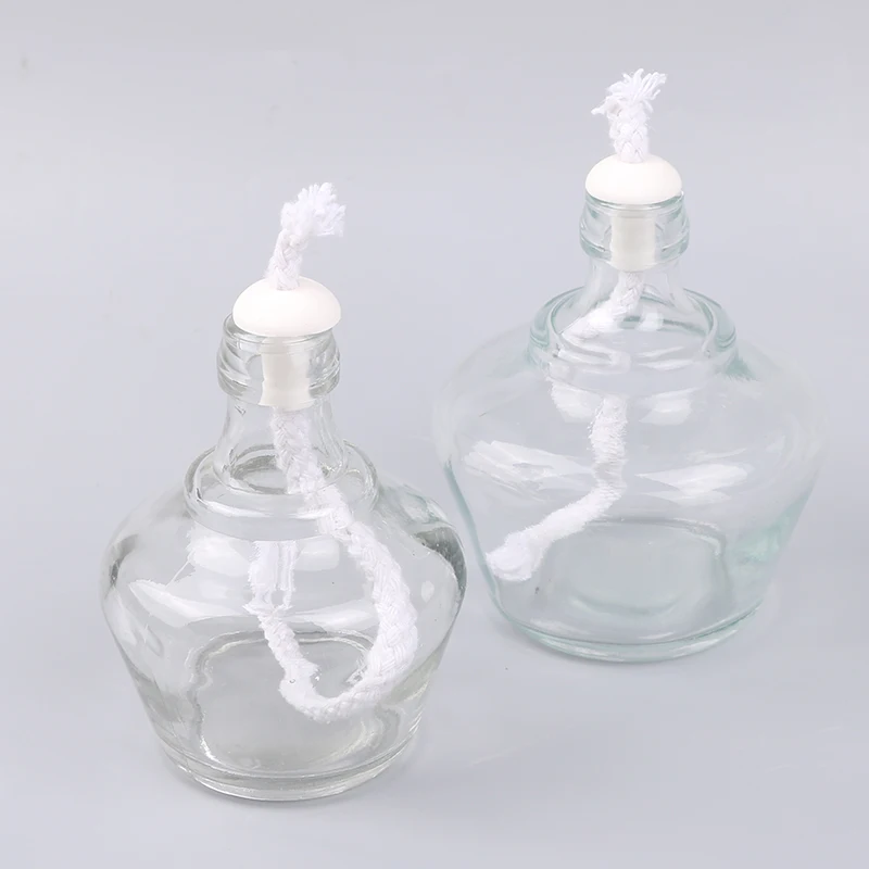 1pc 150/250ml Spirit Lamp Thicken Glass Alcohol Burner With Wick Chemical Heating Medical Glassware Dental Lab Material Light
