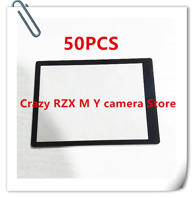 

50Pcs Glass For Nikon D5100 D5200 LCD Window outer Screen Display +Tape adhesive