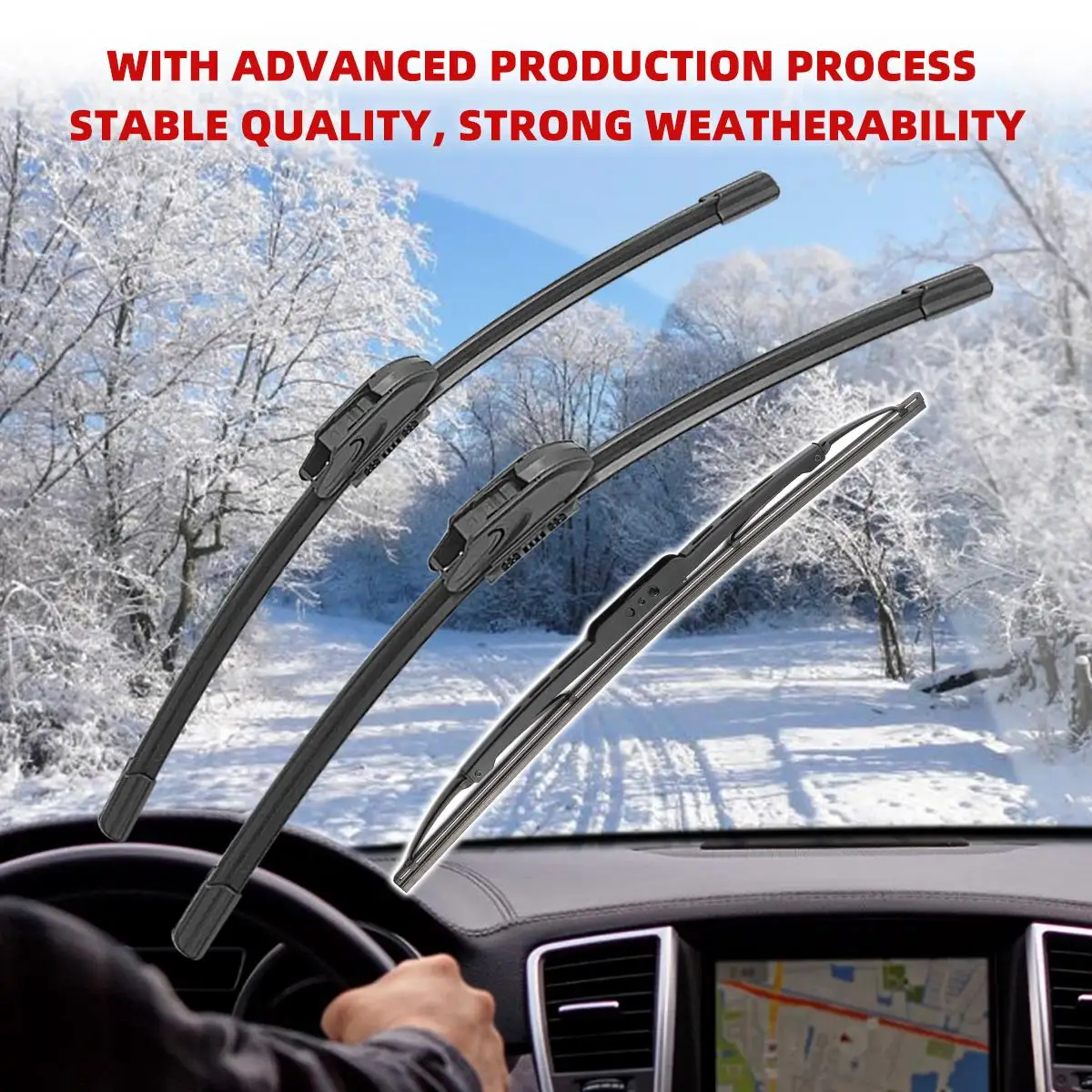 1/2/3/4/6PCS Car Wiper For LAND ROVER Discovery 3 4 / LR3 LR4 2004-2016 Front Rear Wiper Blades Brushes Auto Accessories 2015 5
