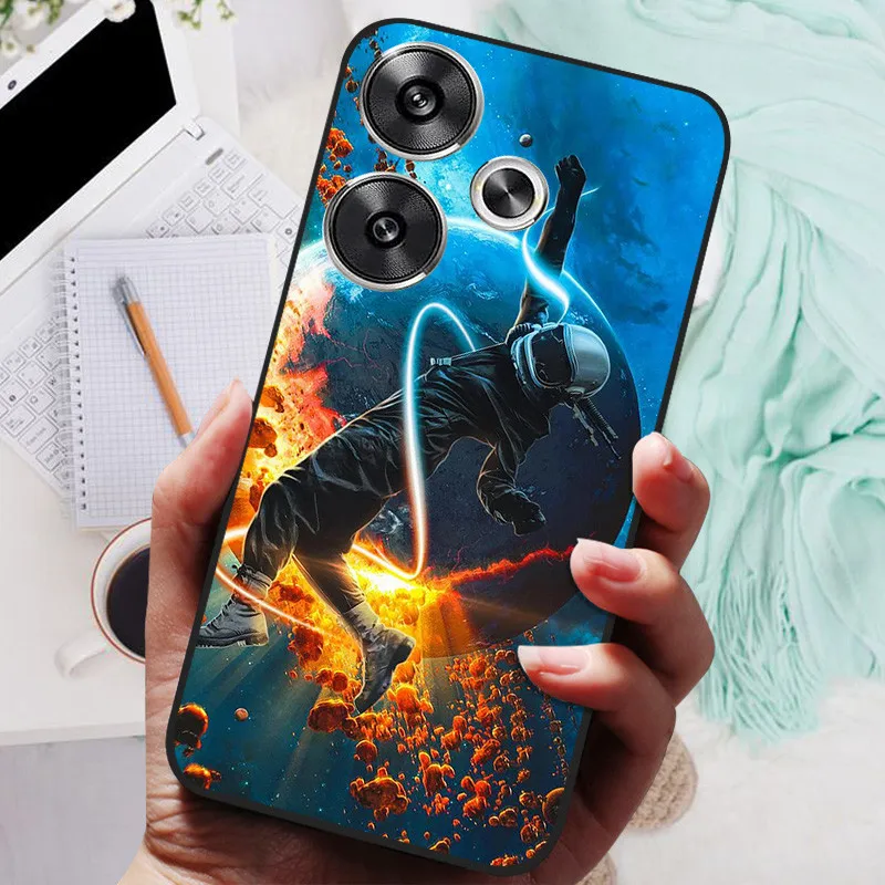 Lion Wolf Black Silicone Soft Case - Protective Phone Cover