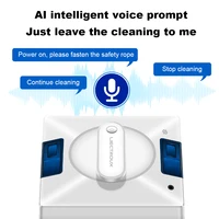 Robot nettoyeur de vitres Liectroux YW509, pulvérisation d'eau bidirectionnelle, robot de nettoyage de vitres pour sols en verre, robot aspirateur pour fenêtres, navigation intelligente,Fonctionnement sans jantes 5
