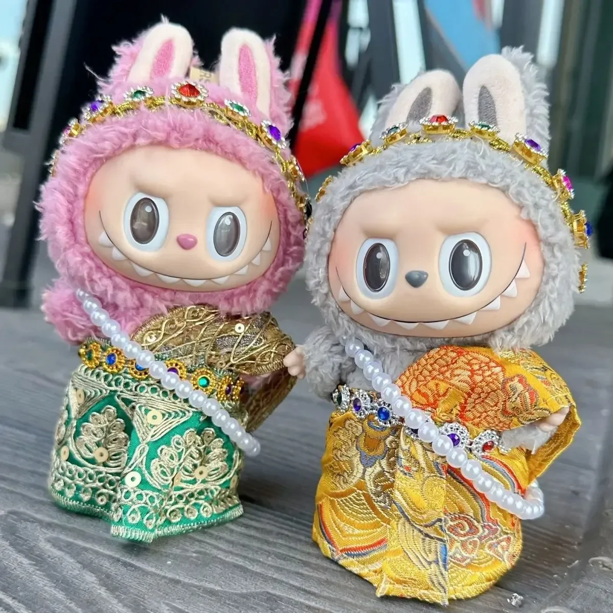 For 17cm Labubu Thai Traditional Decoration Doll Clothes Ropa Labubu V1V2V3 Fashion Outfit Accessories Cute Style 2