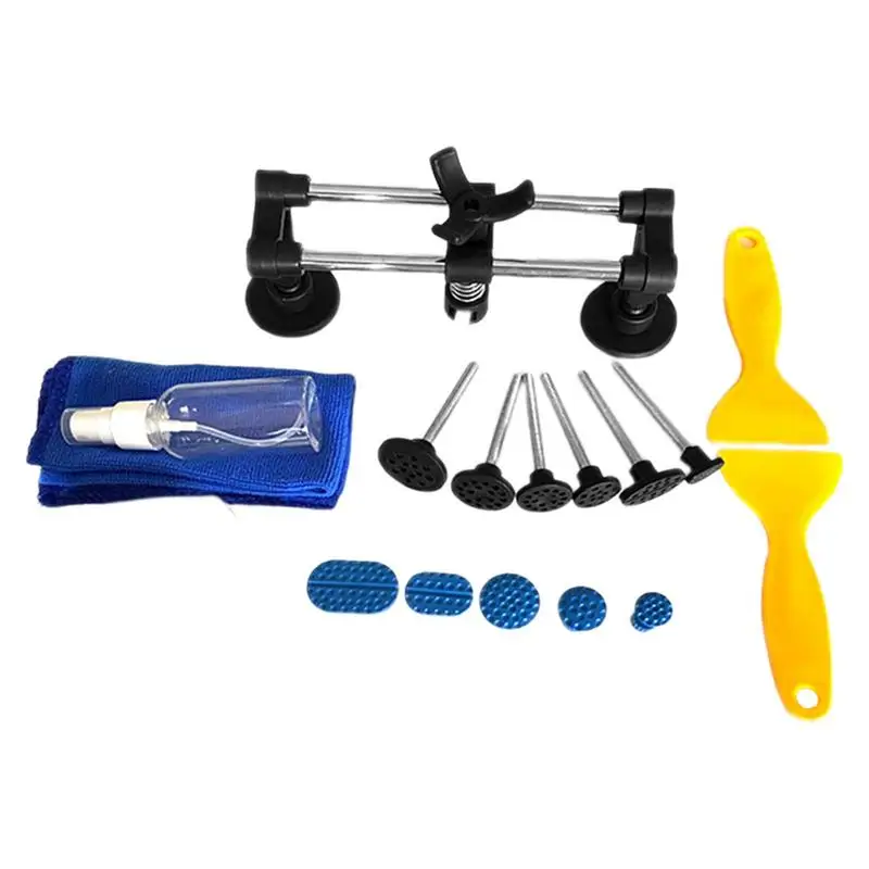 

Dent Repair Tool Car Paint Free Puller For Dent Adjustable Car Dent Removal Kit With Gold Dent Lifter Bridge Puller Auto Body