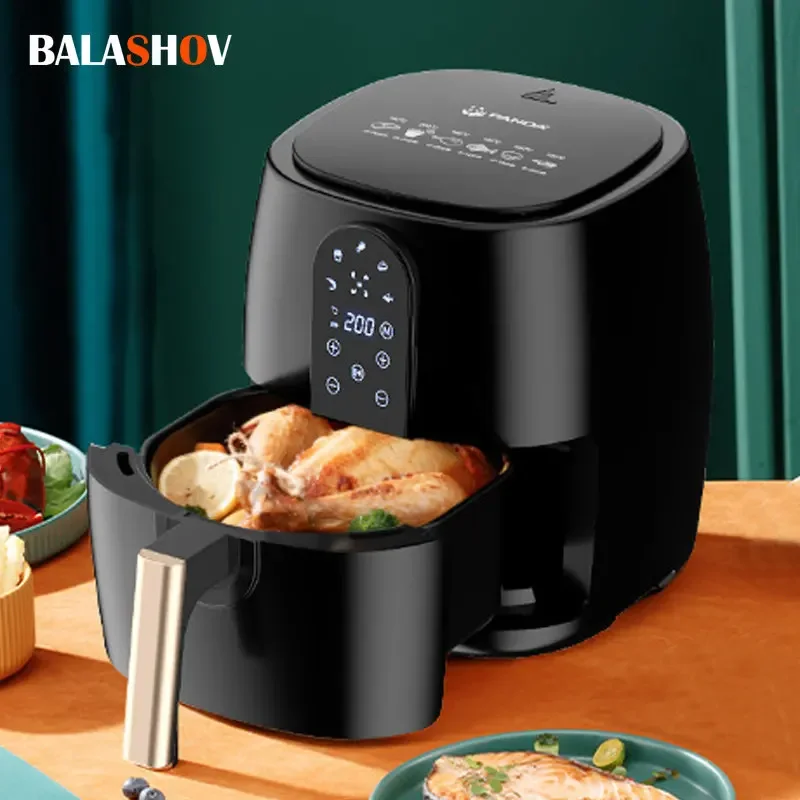 4.5L 6L Smart Electric Air Fryers Large Capacity Automatic Household Multi  360°Baking LED Touchscreen Deep Fryer Without Oil - AliExpress