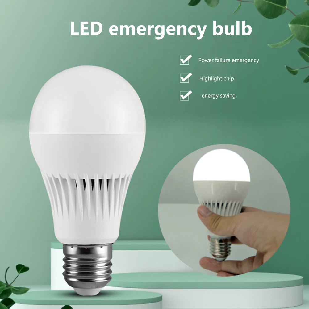 캠핑 조명 USB 충전식 LED 비상 램프, 야외 휴대용 랜턴, 바베큐 텐트 배터리 전구, E27 5 W, 7 W, 9 W, 12W