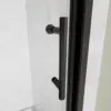 38-42" W x 71" H Pivot Shower Door, with 1/4" (6mm) Clear SGCC Tempered Glass, Reversible Installation 5