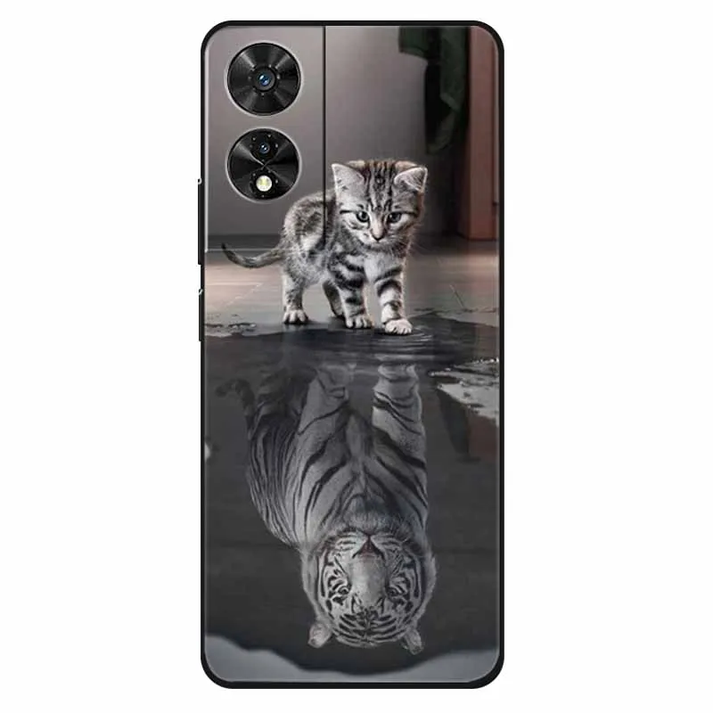 Silicone Fashion Protective TPU Soft Phone Case with Cute Animal Design