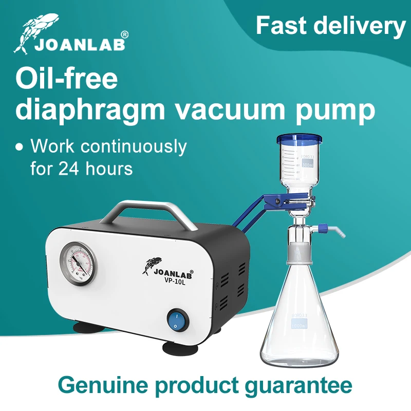 DC 12v Mini Oil-free Diaphragm Air Vacuum Pump Laboratory Filter Pump Portable Negative Pressure Lab Equipment 110v To 220v rotary vane vacuum pump