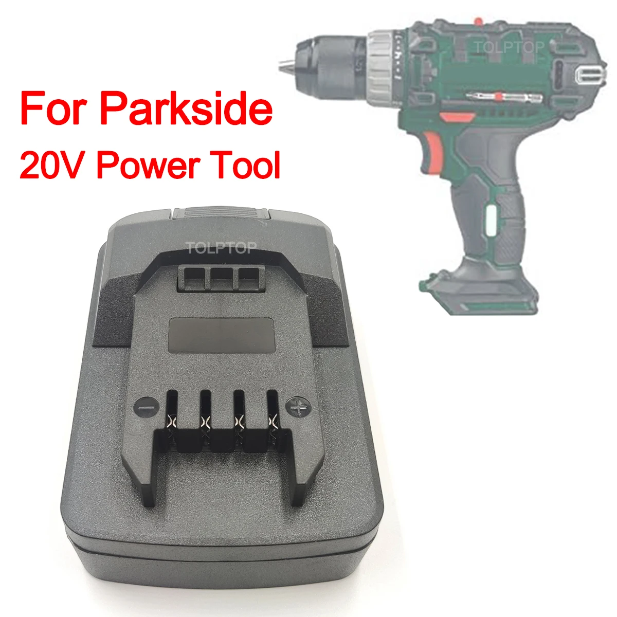 for Makita/Bosch/Dewalt/Milwaukee/Worx/Devon/Black&Decker/Porter Cable/Stanley Battery to for Parkside 20V Tool Battery Adapter