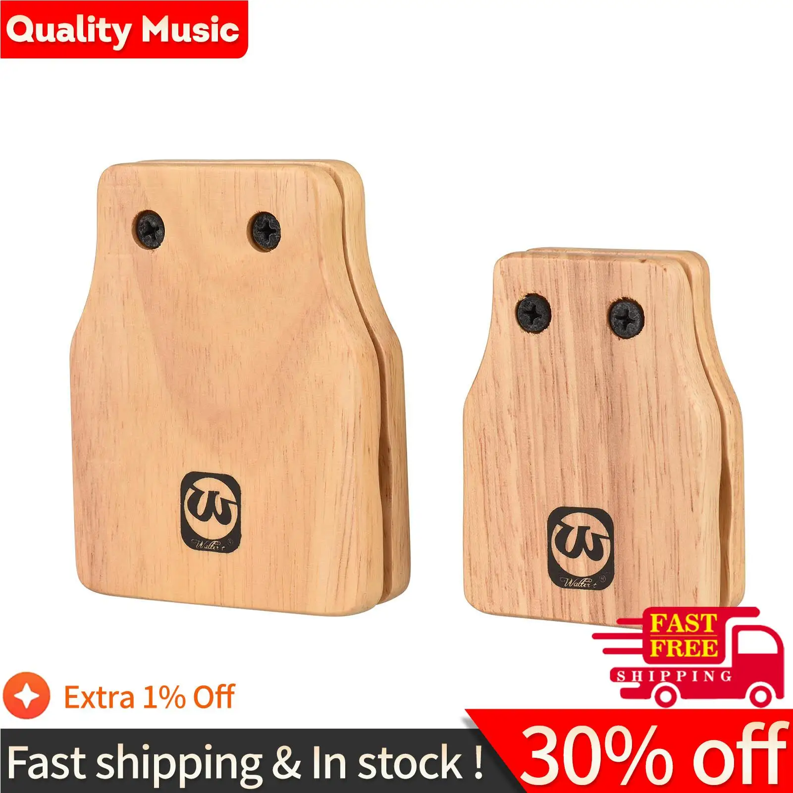 Walter.t Large & Medium 2 Pcs Cajon Box Drum Companion Accessory