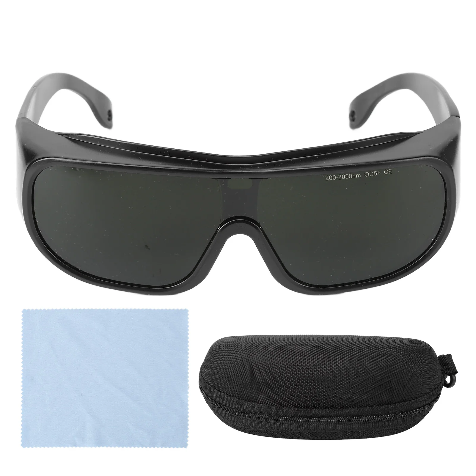 

Laser Protective Glasses Good Compatibility 20% Visible Transmittance PC Laser Glasses Brow Rib Protection Design for Welders