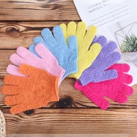 2pc Body Massage Sponge Shower Scrubber Bath Gloves Skin Bath Shower Wash Cloth Exfoliating Back Scrub Moisturizing Spa Supplies 1