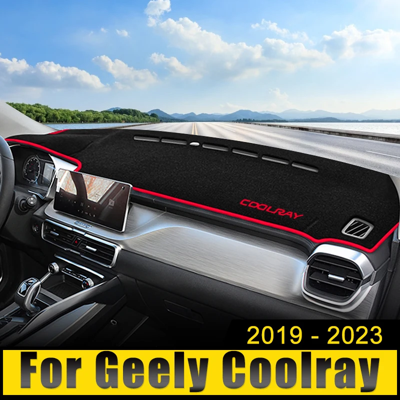 

Car Dashboard Cover Avoid Light Pad Sun Shade Anti-UV Carpets Case Non-Slip Mats For Geely Coolray SX11 2019 2020 2021 2022 2023