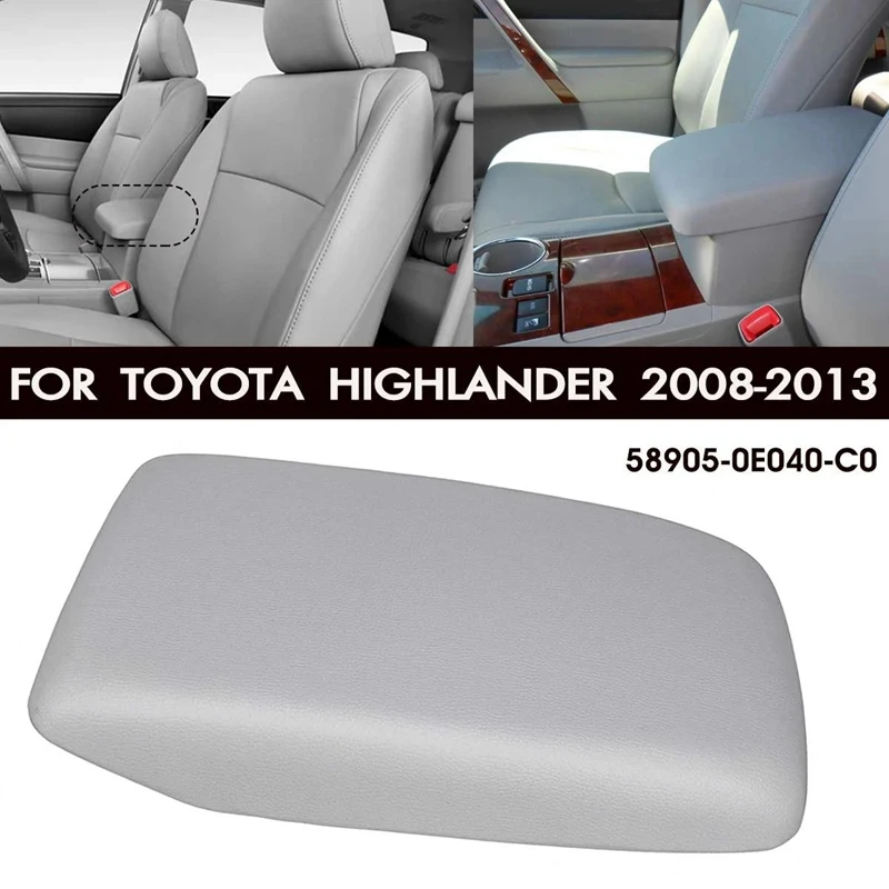 Center Armrest Console Lid Cover Cap Pu Center Console Covers Pad For