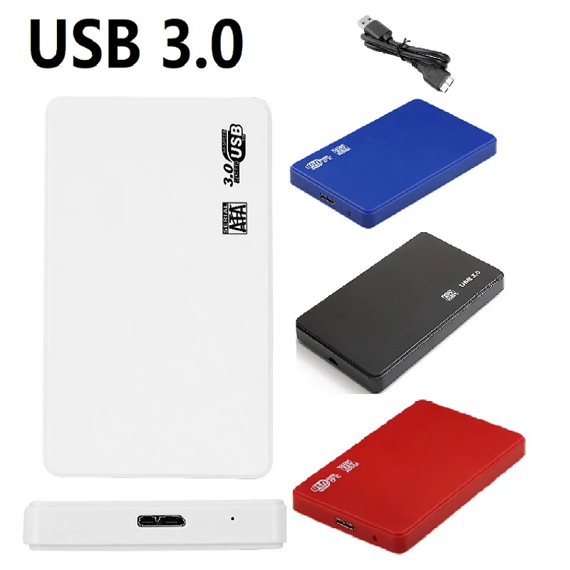 Caixa de Disco Rígido Externo Gabinete para pc Laptop Smartphone Sata Hdd Ssd Usb 3.0 25