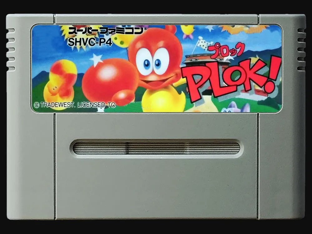 

game cards : PLOK! ( Japanese NTSC Version!! )