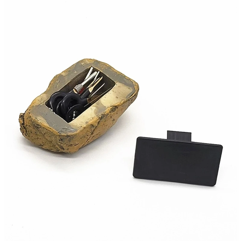 

Stone Key Safe Money Piggy Banks Transfer Safe Desktop Ornaments Birthday Gift to Hide Money Jewelry and Small Drop Shipping