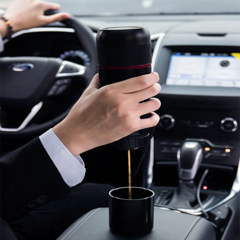 

Outdoor Portable Travel Capsule Coffee Machine Electric Home Espresso Machine Vehicle