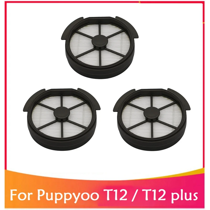 

Promotion!3PCS Replacement Parts for Puppyoo T12 / T12 PLUS Handheld Vacuum Cleaner Front Filter Accessories