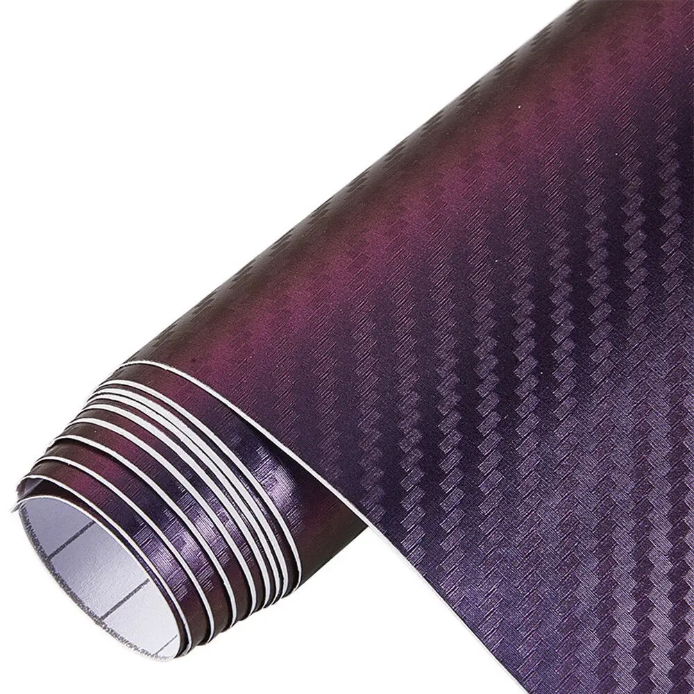 

30*150CM Car Body Film Purple Blue Chameleon Carbon Fiber Vinyl Film Color Change Auto Car Body Wrap Color Changing Film